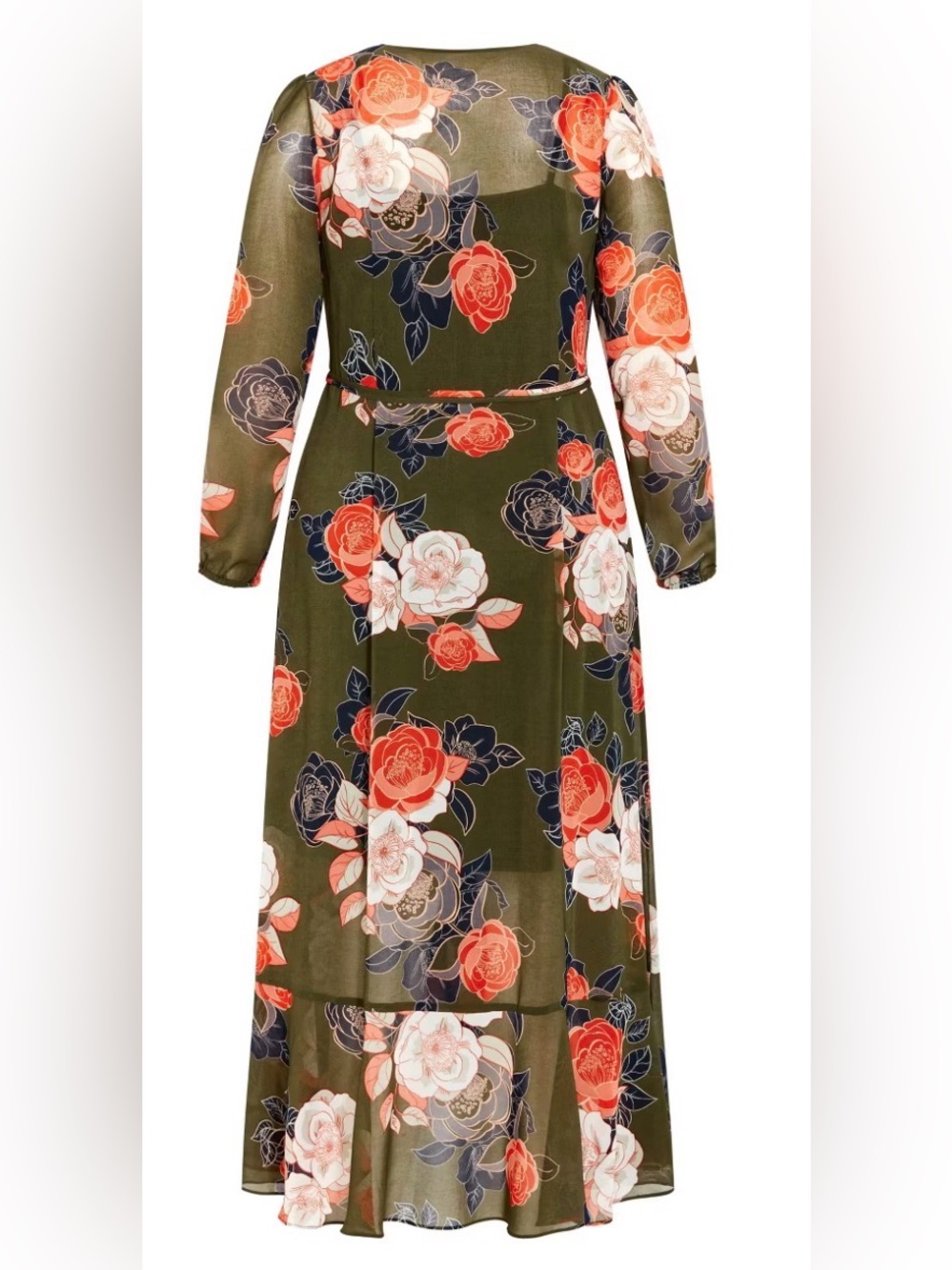 CITY CHIC | Sadie Maxi Dress - military - Picture 4 of 8